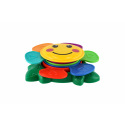 Teddies Kelímky do vody pyramida květina plast 16x16cm na kartě 6m+