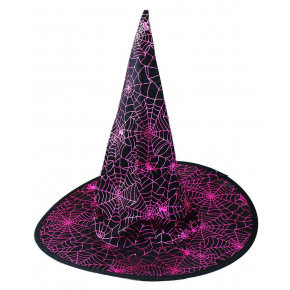 Rappa Witch/Halloween klobúk fialový pre deti