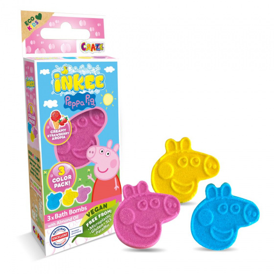 Amenity AB INKEE - Mini Pack Sprudelbombe - Peppa Pig