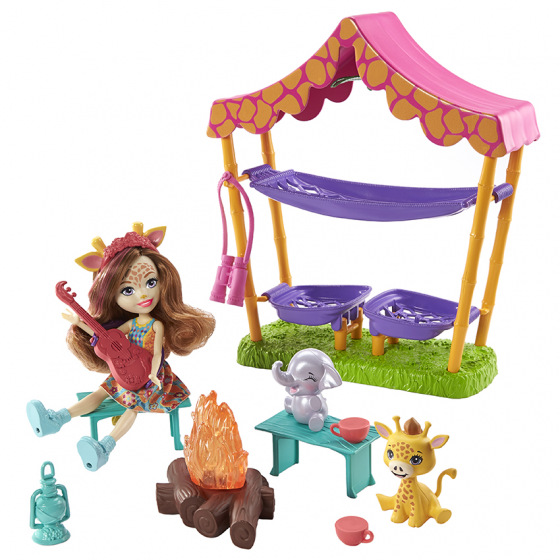 Mattel ENCHANTIMALS IDEME TÁBORIŤ HERNÝ SET