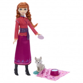 Mattel FROZEN PANENKA - ANNA  s polární liškou