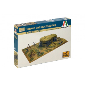 Italeri Model Kit diorama 6070 - WWII - BUNKER I AKCESORIA (1:72)