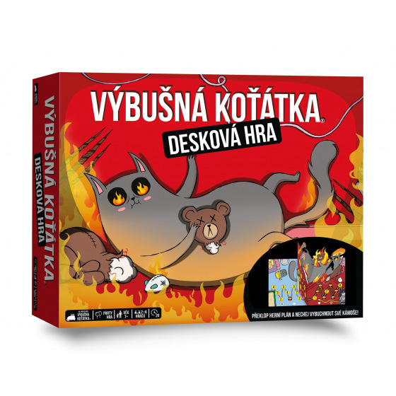Exploding Kittens Výbušná koťátka: Desková hra