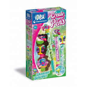 Clementoni IDEA - Vytvor si originálne pero Wonderful Butterflies