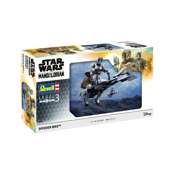 Revell Plastikmodellbausatz Star Wars 06786 - Speeder Bike (1:12)