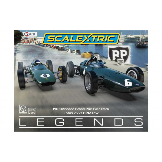 Scalextric Autíčko Single Seater SCALEXTRIC C4580A - 1963 Monaco Carlo Grand Prix Twin Pack (1:32)