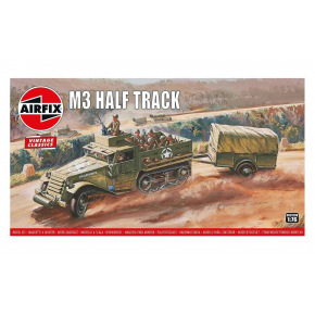Airfix Classic Kit VINTAGE military A02318V - M3 Half Track & 1 Ton Trailer (1:76)