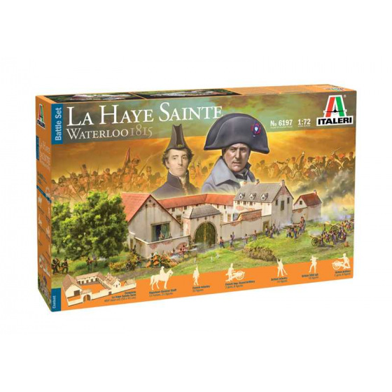 Italeri Modellbausatz Diorama 6197 - Waterloo 1815: La Haye Sainte (1:72)