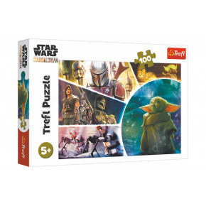 Trefl Puzzle Star Wars/The Mandalorian 100 dílků 41x27,5cm v krabici 29x19x4cm