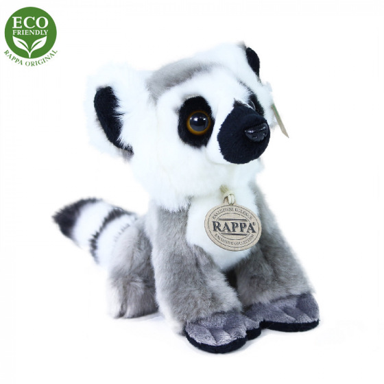 Rappa Plüsch-Lemur sitzend 18 cm ECO-FRIENDLY