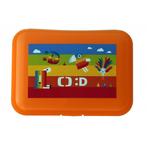 Mac Toys Déco pudełko na przekąski pomarańczowe