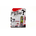 Teddies Skateboard prstový plast 10cm s doplňky asst na kartě