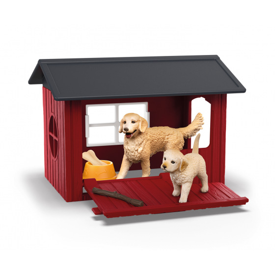 Schleich 42722 Psie búda so zlatým retrieverom
