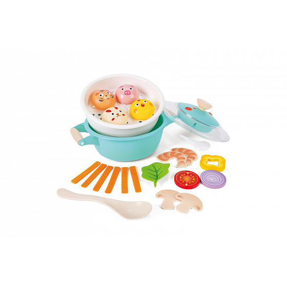 Hape Little Chef - kuchynská súprava na varenie s parným efektom