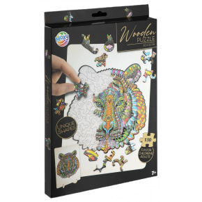 Rappa Dřevěné puzzle tygr 130 dílků Rappa Dřevěné puzzle tygr 130 dílků