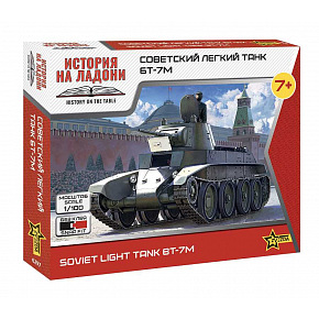 Zvezda Model Kit czołg 6297 - Sowiecki czołg z II wojny światowej BT-7 / 7a (1:100)