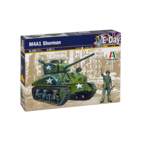 Italeri Model Kit tank 0225 - M4 A1 SHERMAN (1:35)
