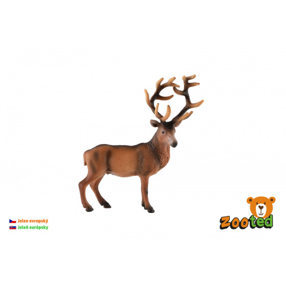 Jelen evropský zooted plast 15cm 