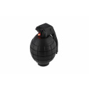 Teddies Handgranate aus Kunststoff 10cm mit Batterien, mit Sound und Licht, 2 Farben