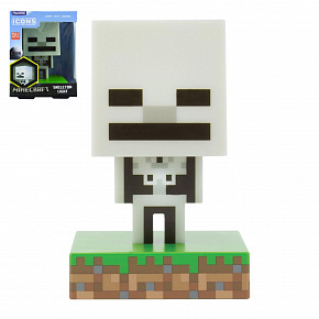 Lampička Skeleton Minecraft na baterie v krabičce 11x14x9cm
