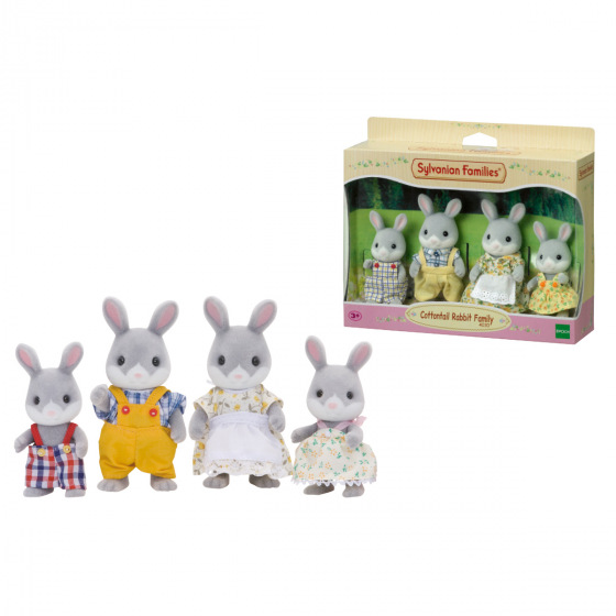 Sylvanian Families 4030 Familie der grauen Kaninchen