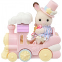 Sylvanian Families 5819 Letadlo, vláček a baby figurky v zábavném parku