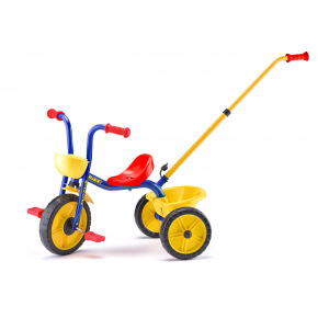 MERKUR - Stavebnice MERKUR - Zestaw konstrukcyjny Trójkołowy rower dziecięcy z drążkiem prowadzącym