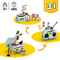 LEGO Creator 3v1 31392 Hudební dekorace: Klavír s kočkou