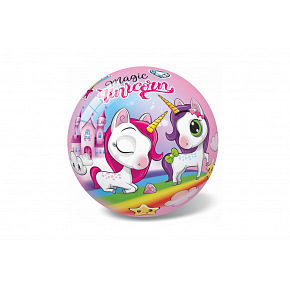 Teddies Míč magický jednorožec nafouknutý 23cm 