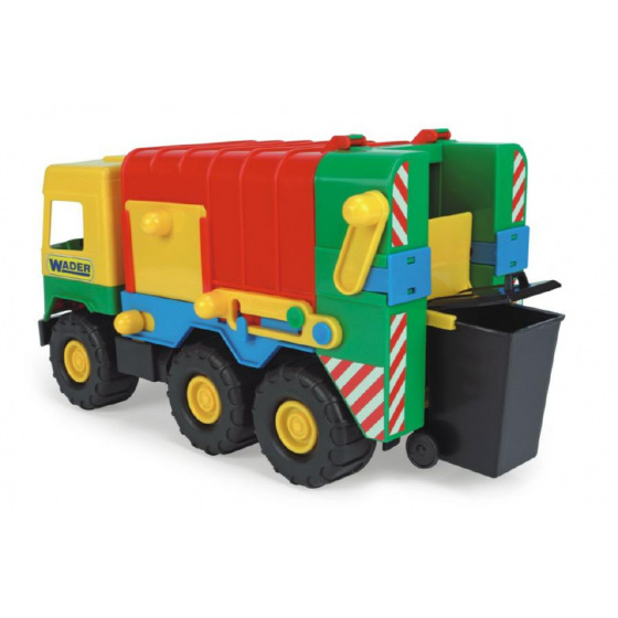 WADER Auto middle Truck popelář plast 41cm Wader v sáčku