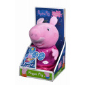 Simba Peppa Pig 2v1 plyšový usínáček, hrající + světlo, růžový, 25 cm