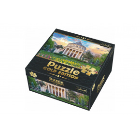 Trefl Puzzle Rumunské Atheneum, Bukurešť, Rumunsko - Zlaté vydanie 500 dielikov 48x34cm v krabici 26x26x10