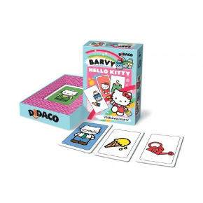 Bonaparte Didaco Hodiny Hello Kitty vzdělávací karty v krabičce 10x16x3cm