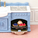 Sylvanian Families 5867 Meble - elegancka jadalnia z kominkiem