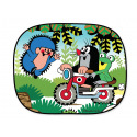 Wiky Sluneční clona do auta Krtek na motorce 44x36cm - 2ks v sáčku