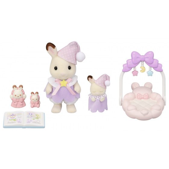 Sylvanian Families 5806 Chocolate králíčci spící sourozenci