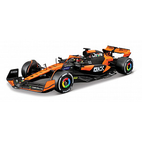 Bburago - RACE Formule F1 v dekorativním boxu, McLaren Team MCL38 (2024), 81# Oscar Piastr, 1:24