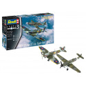 Revell ModelSet Flugzeug 63710 - Bf109G-10 & Spitfire Mk.In (1:72)