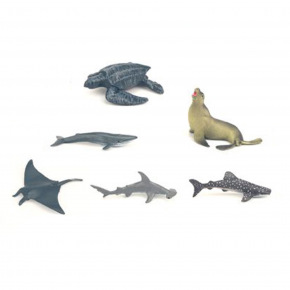 Rappa Zestaw zwierząt morskich w pudełku 6 szt