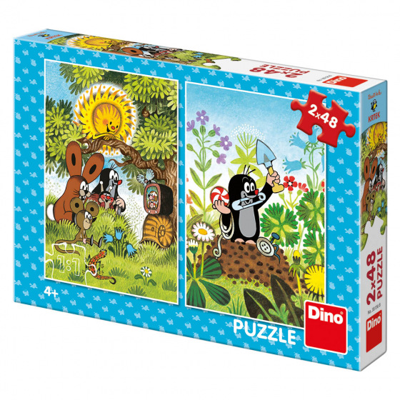 Dino KRTEK 2x48 Puzzle