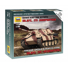 Zvezda Wargames (WWII) military 6183 - Sd.Kfz.173 Jagdpanther Niemiecki niszczyciel czołgów ciężkich (1:100)