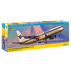 Zvezda Model Kit letadlo 7049 - TU-214 (1:144)