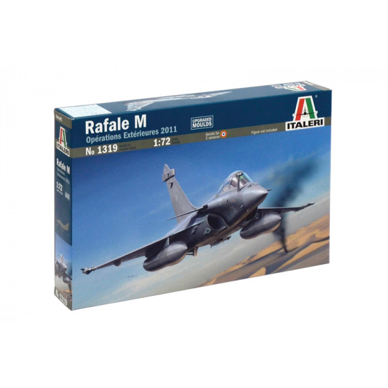 Italeri Model Kit letadlo 1319 - RAFALE M OPERATIONS EXTERIEURES 2011 (1:72)