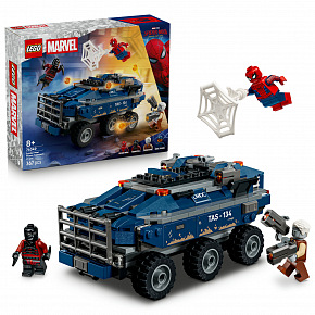 LEGO Spider-Man a honička za vězeňským transportérem