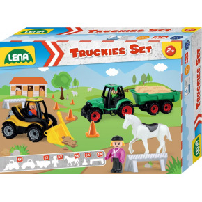 Lena Truckies Set Farma, dekoratívny kartón