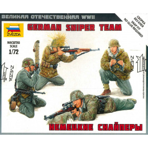 Zvezda Model Kit figurky 6217 - German Sniper Team (1:72)