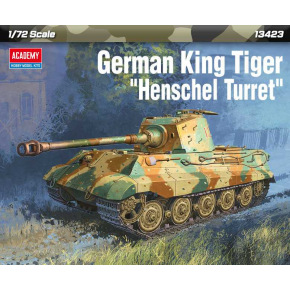 Academy Model Kit czołg 13423 - Niemiecki King Tiger z wieżyczką Henschel (1:72)