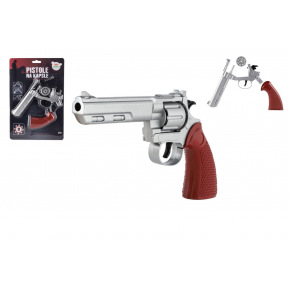 Teddies Pistole na kapsle 8 ran kov 22cm na kartě