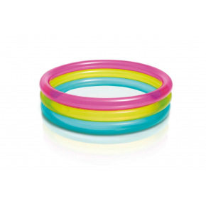 Teddies Bazén nafukovací dětský duha 86x25cm