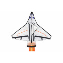 Teddies Drache fliegendes Space Shuttle Nylon 104x80cm in Stoffbeutel 11x82x2cm